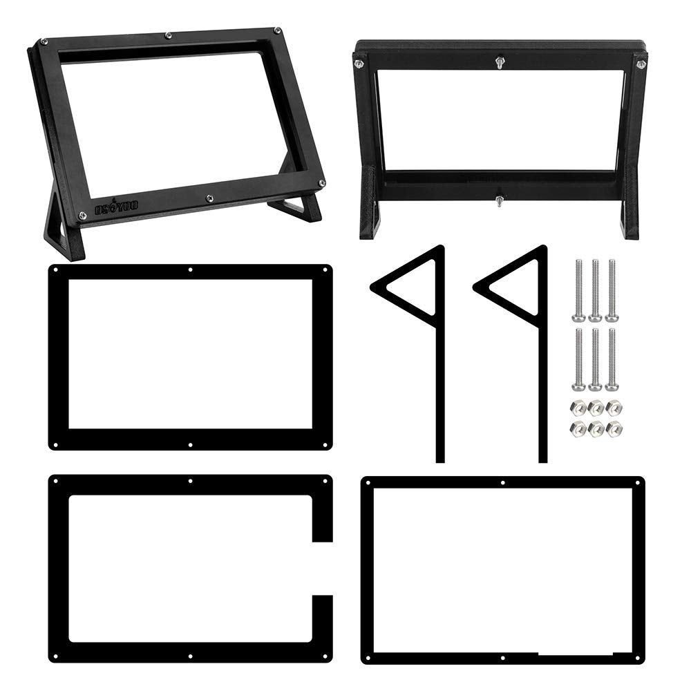 أوسويو OSOYOO Protective Case Stand Holder For Osoyoo Dsi Touch Screen Lcd Display For Raspber plastic 5 inch